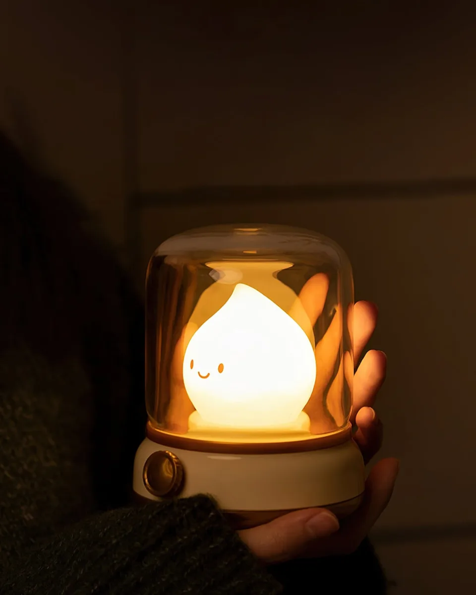 Flame Glow Bedside Lamp — matching selected product view 3